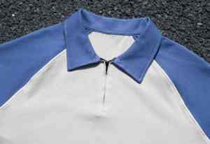 Haute qualité respirant coupe ajustée hommes été 200g à manches courtes brodé pour chemise avec fonction de séchage rapide - Product Image 4