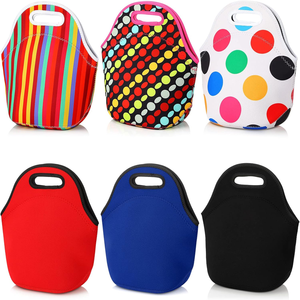 Sac à déjeuner isotherme en néoprène, sac fourre-tout réutilisable avec fermeture éclair pour les voyages en plein air, les pique-niques, le bureau - Product Image 1