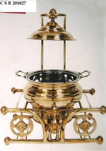 Platos de frotamiento de la mejor calidad hechos de acero inoxidable en combinación de oro y plata con soporte de fundición en latón y acero. - Product Image 2