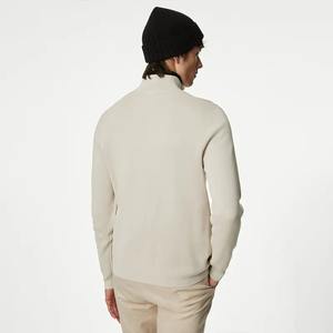 Sudaderas con capucha de media cremallera con logotipo personalizado, jersey de Golf con cuello simulado, sudadera con cremallera 1/4, jersey con cuello levantado para hombre, sudadera transpirable - Product Image 3