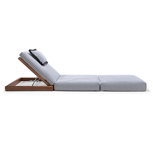 Sunset Poolside <b>Bed</b> Sun Loungers <b>Folding</b> Sun Loungers for Patio - Product Image 1