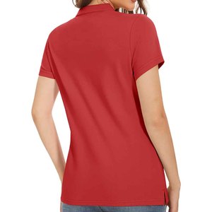 Todos los días se usa fácilmente para mujer de manga corta para Polo Logotipo personalizado Polos de excelente calidad para mujer - Product Image 2