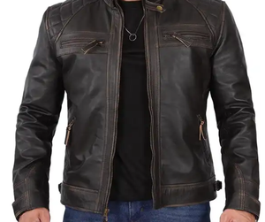 Nouvel arrivage Veste en cuir à la mode Veste en cuir à la mode de haute qualité - Product Image 6