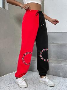 Pantalones Deportivos de Felpa de Algodón Transpirable para Mujer al por Mayor, Pantalones Deportivos y de Chándal de Alta Calidad con Logotipo Personalizado - Product Image 5