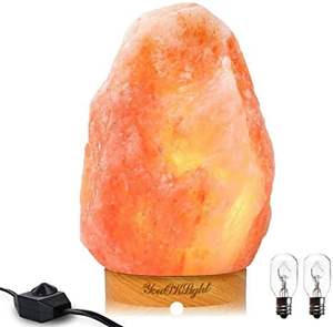 Handmade Elegant Himalayan <b>Salt</b> <b>Lamp</b> Unique Pink <b>Rock</b> <b>Salt</b> Stone Carved with Wooden Base Home Accent Decorative Style Love - Product Image 5