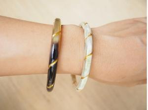 Venta al por mayor 50-Piece Set Pulido Ecológico Material Orgánico Cuerno de Búfalo Animal Estilo Pulseras para Boutiques Pedido Mínimo 50 - Product Image 5