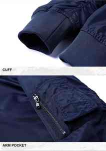 Chaqueta Bomber Vaquera con Capucha de Moda Urbana para Invierno 2025, Personalizable con Logotipo, Impermeable, Reversible, de Alta Calidad para Hombre - Product Image 3