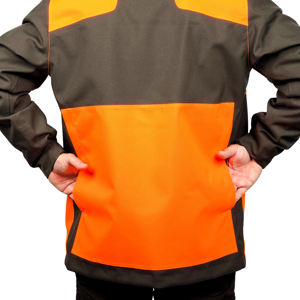 Veste de chasse d'hiver pour homme de haute qualité personnalisée, camouflage, coupe-vent, imperméable, impression HD, softshell, 100% polyester, rip-stop, pour l'extérieur - Product Image 6