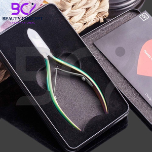 Precio al por mayor Pinza de cutículas de acero inoxidable Extremadamente afilada Agarre fácil Producto personalizado Pinza de uñas para cutículas - Product Image 2