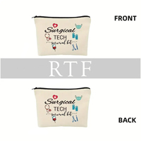 Trousse de toilette et de maquillage compacte pour techniciens chirurgicaux, kit d'accessoires de voyage pour le personnel médical, usage quotidien et extérieur décontracté par Raw to Fine