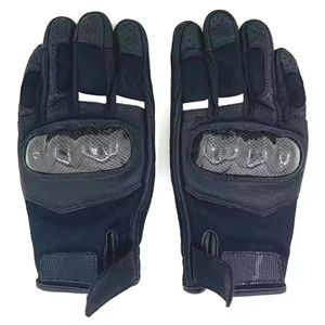 Proveedores directos de fábrica Personalizar diseños y colores Cuero puro Totalmente personalizable Calidad profesional Guantes de moto - Product Image 4