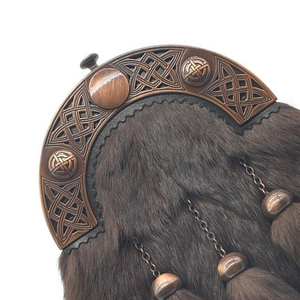 Full Customized Genuine Rabbit Fur Sporran <b>Bag</b> Custom Made Wholesale Scottish Highland Wear Accessory <b>Musical</b> Instruments 20 Pcs - Product Image 5