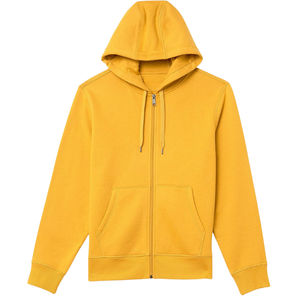 Motif solide Logo personnalisé 100% coton épais polaire sweat à capuche zippé sweats à capuche pour hommes à capuche - Product Image 1