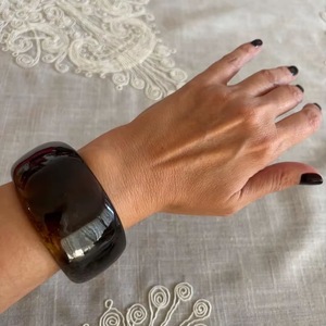 Bracelets et joncs en résine pour femmes, nouvelle collection, bijoux de style ange pour les fêtes et les mariages, haute qualité - Product Image 5