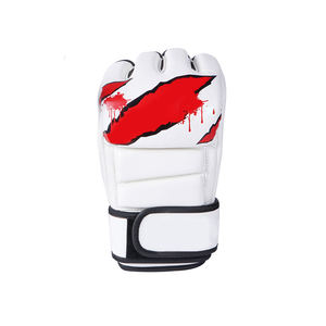 Gants d'entraînement MMA en cuir PU de haute qualité, personnalisés avec logo, pour arts martiaux mixtes, fabrication en usine - Product Image 3