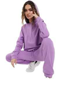 Conjunto de chándal Reversible para mujer 100% algodón de secado rápido transpirable de talla grande estampado temporada de otoño sostenible para adultos - Product Image 5