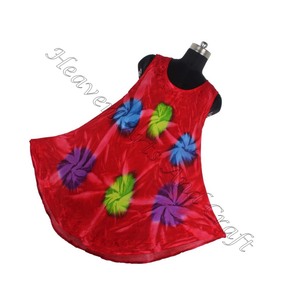 Future Handmade Long Dress Tie Dye Printed Long Wear Plus Size 100% Rayon Nightwear Dress Women's Umbrella Dress Tie Dye Color - Product Image 5