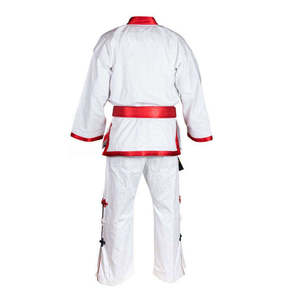 Uniforme de Artes Marciales con Logotipo Personalizado al por Mayor, Serigrafía, Logotipo Frontal, Karate, Taekwondo, Judo, Ligero - Product Image 3