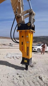 Hidráulico SOOSAN Breaker SB121 tipo de caja personalizado adecuado para excavadoras con 25-30 toneladas para trabajos de demolición y construcción - Product Image 6
