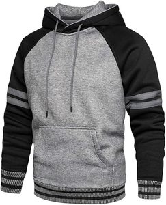 Sudaderas con capucha de algodón 100% para hombre Última moda Patrón de impresión sólida Otoño ODM Servicios al por mayor con etiqueta personalizada Tamaño XS - Product Image 4