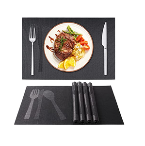 Handmade Customized <b>Leather</b> Dining Plate Mats Round Kitchen <b>Placemats</b> for Dining Table Round Table Pads with Sale - Product Image 5