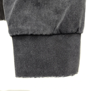 Alta calidad de gran tamaño de peso pesado recortado Drop Shoulder Box Hoodie Print Cut Edge Custom Raw Hem Hoodie para hombres - Product Image 6