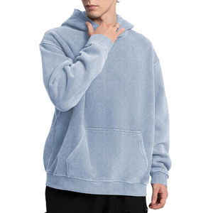 Sweat-shirt vintage en molleton français polyester/coton fabriqué au Pakistan, personnalisable, de qualité supérieure, délavé à l'acide, pour l'hiver - Product Image 4