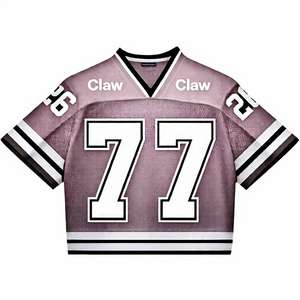 เสื้อฟุตบอลย้อนยุคอเมริกันผู้ชายเสื้อยืดวินเทจแห้งเร็วระบายอากาศทรงหลวมโอเวอร์ไซส์ - Product Image 5