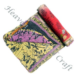 <b>Kantha</b> <b>Quilt</b> Gudari <b>Kantha</b> <b>Quilt</b> Gudari Hot Selling Wholesale Gold Supplier GD2034 Handmade <b>Kantha</b> <b>Quilt</b> Cotton Printed Indian - Product Image 3