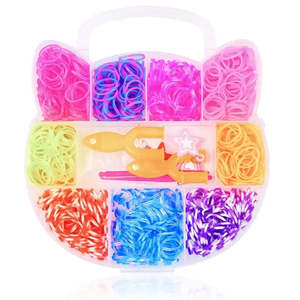 Kit de 600 pièces pour bracelet élastique fait main pour enfant, matériaux en plastique et ABS pour la fabrication de bijoux, jouets personnalisables - Product Image 6