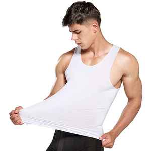 Vêtements de sport d'été pour hommes Chemise de compression Séchage rapide Élastique Gym Workout Débardeur Jogger Wear - Product Image 1