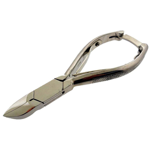 Venta al por mayor directo de fábrica profesional alto logotipo personalizado plata Acero inoxidable cutícula pinza para uñas para el dedo uñas gruesas anchas - Product Image 5
