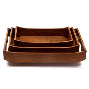 ถาดไม้ใส่อาหารสำหรับจัดเลี้ยงบุฟเฟ่ต์ - Product Image 1