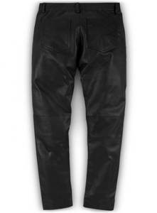 100% pantalon en cuir de longueur régulière de haute qualité/pantalon en cuir de qualité supérieure à séchage rapide - Product Image 2