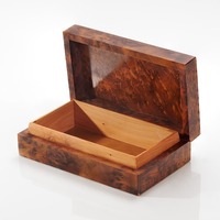 Boîte de rangement pour bijoux en bois faite à la main avec couvercle |   Organisateur de souvenirs décoratif