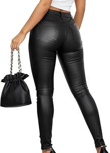 Pantalones de Cuero Genuino para Mujer, MOQ Bajo, Venta Caliente, Buena Calidad, Diseños y Colores Personalizables - Product Image 3