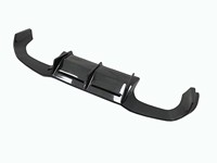 Diffuseur arrière style MTC avec ailerons latéraux pour BMW F87 M2 M2C 2016-2021 en fibre de carbone S9
