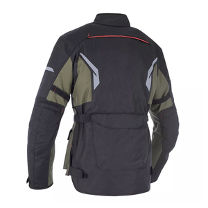 Veste textile moto vert homme avec protections blindées CE Veste textile moto imperméable/coupe-vent - Product Image 2