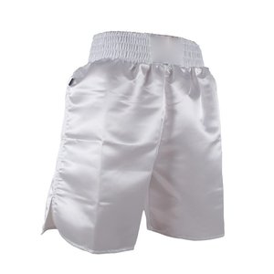 กางเกงขาสั้นผ้าซาตินสำหรับผู้ชายกางเกงขาสั้นมวยไทยขาสั้นทำจากโพลีเอสเตอร์กางเกงมวยไทยโลโก้ตามสั่ง2025 - Product Image 2