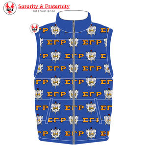 Personalizado griego Sigma Gamma Rho Sorority ropa bordada Mujer empacable abajo chaqueta Puffer abrigo de invierno - Product Image 1