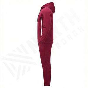 Conjunto Deportivo de Invierno para Hombre, de Algodón, Personalizado, con Forro Polar Técnico, Traje Deportivo con Logotipo Bordado, para Gimnasio y Running, Color Personalizado - Product Image 2