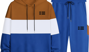 Ensemble de vêtements de sport sur mesure pour hommes et femmes respirant antibactérien 100% coton doux polaire hiver col à capuche solide survêtement - Product Image 5