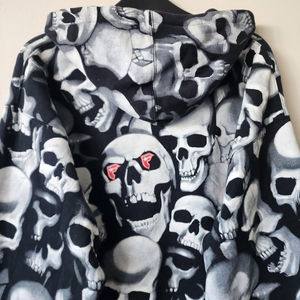 Sweat à capuche imprimé par sublimation à motifs d'hiver, vente chaude, imprimé en 3D, teinture unie, polaire écologique 100% polyester, personnalisable - Product Image 4