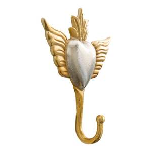 Gancho decorativo de pared de aluminio fundido antiguo para casas inspiradas en granjas que ofrecen almacenamiento funcional con aspecto elegante - Product Image 1