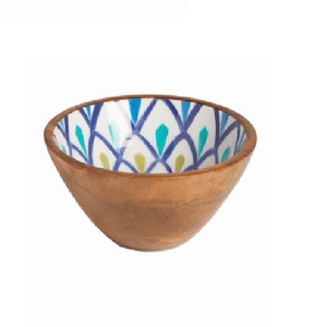 Utensilios de Servicio para Cena en Casa y Hotel, Tazones de Lujo para Servir Sopa, Frutas y Ensaladas, Tazón de Madera para Servir - Product Image 4