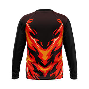 Haut de gymnastique léger personnalisé pour hommes chemise de compression à séchage rapide entièrement sublimé respirant vêtements de sport pour le fitness sans couture - Product Image 3