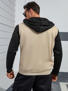 Men's Luxury Heavy Weight French Terry Zip-up Cropped Hoodie High Quality Anti-Wrinkle Winter Essential - Product Image 2