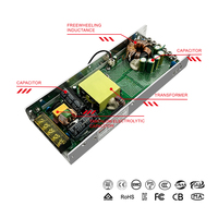 Alimentation électrique SMPS Binazk 5V 40A 60A 80A Shenzhen 200W 300W 400W 500W Inde BIS S-350-5V pour écrans d'affichage LED