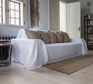 Washable Europe Style Linen <b>Sofa</b> Slipcover <b>for</b> Single-<b>seat</b> Living Room Couch Customizable Color & Breathable Fabric - Product Image 1