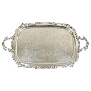 Plateaux de service décoratifs de luxe faits à la main en laiton et aluminium, finis pour l'hôtellerie, la maison et la décoration de table - Product Image 3